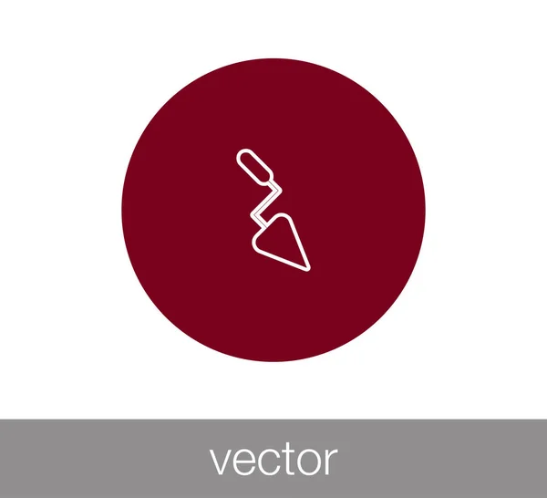 Construction trowel icon — Stock Vector