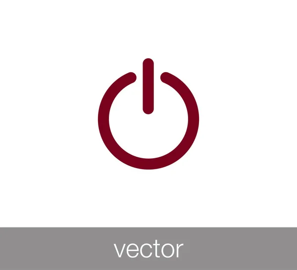 Power symbol icon. — Stock vektor