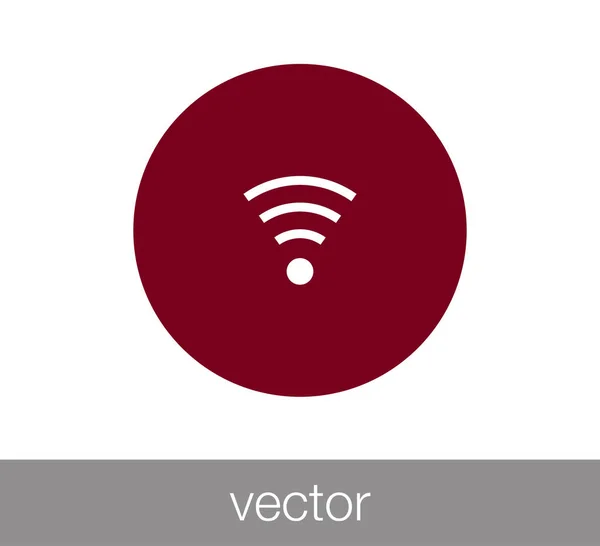 Ícone sinal WiFi . — Vetor de Stock