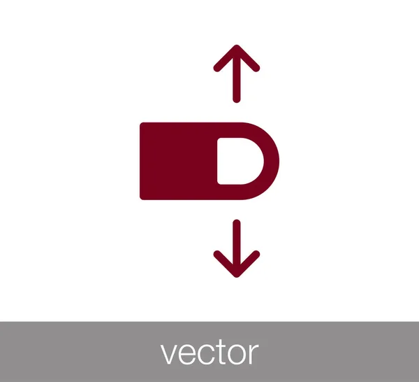 Dotyková gesta ikona — Stockový vektor