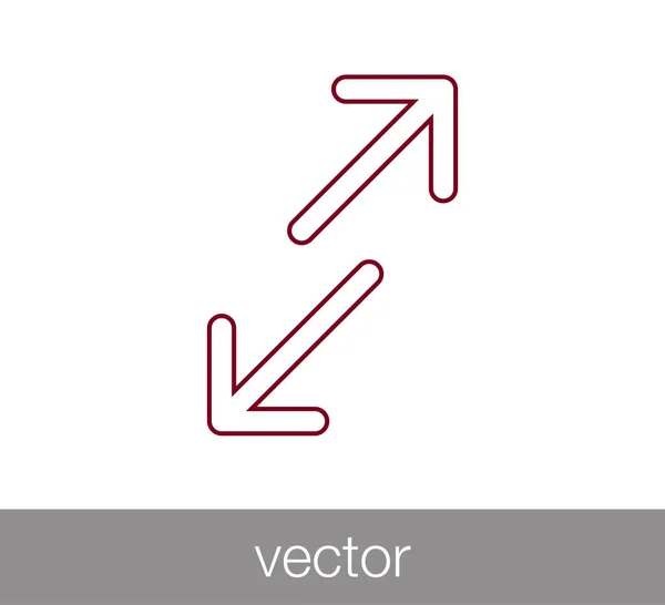 Illustration zum Transfer-Symbol — Stockvektor