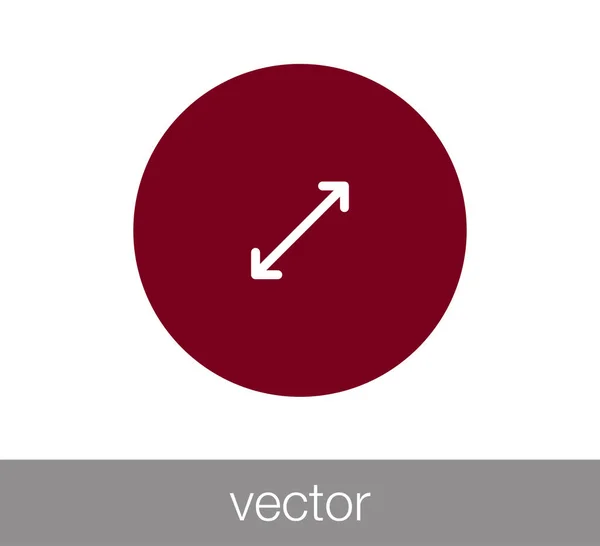 Icono de símbolo de escala . — Vector de stock