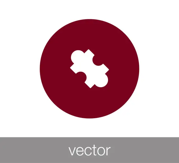 Puzzle piece icon. — Stock Vector