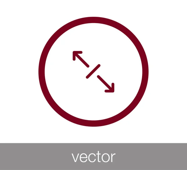 Icono de herramienta de escala . — Vector de stock