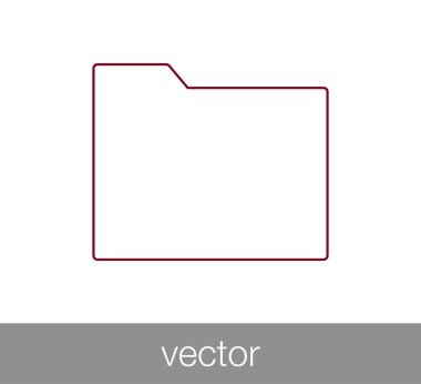 basit klasör simgesi