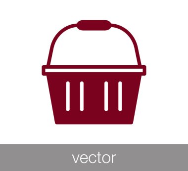 Alışveriş sepeti simgesi.