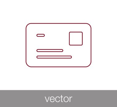 basit e-posta simgesi