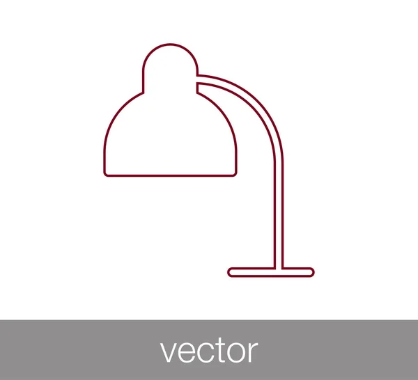Desk lamp icon — Stock Vector