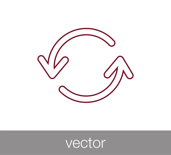 Recharger l'icône symbole . — Image vectorielle