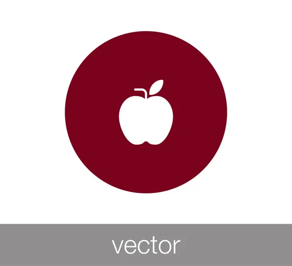 Diseño del icono de Apple — Vector de stock