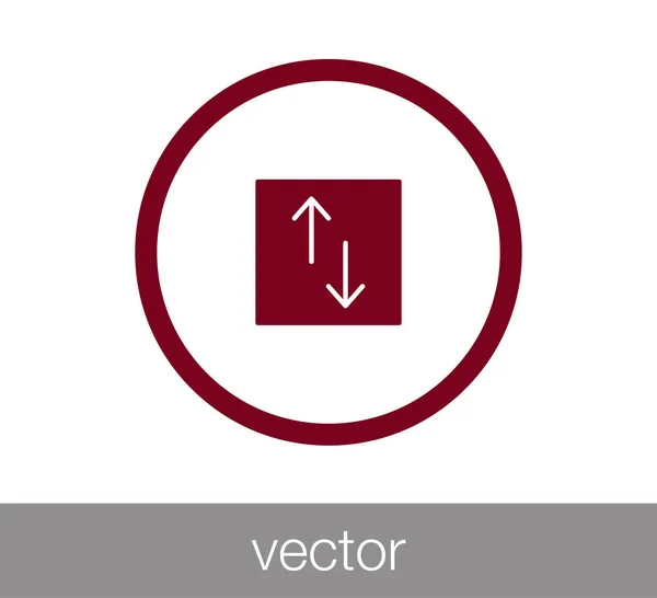 Overdracht pictogram illustratie — Stockvector