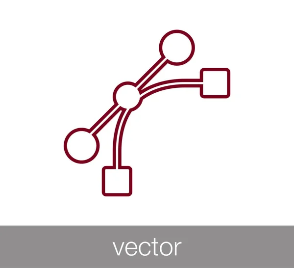 Ícone de símbolo vetorial — Vetor de Stock