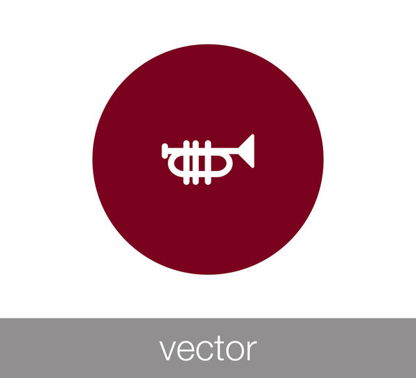 Trumpet simple icon