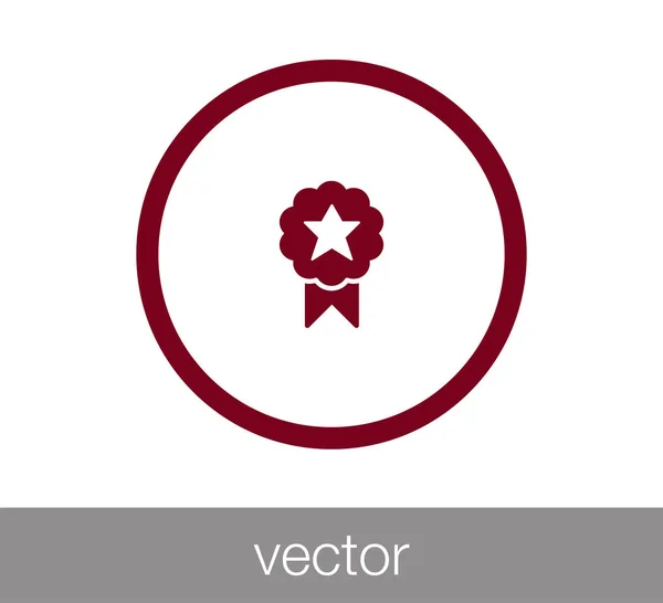 Ícone web prêmio — Vetor de Stock