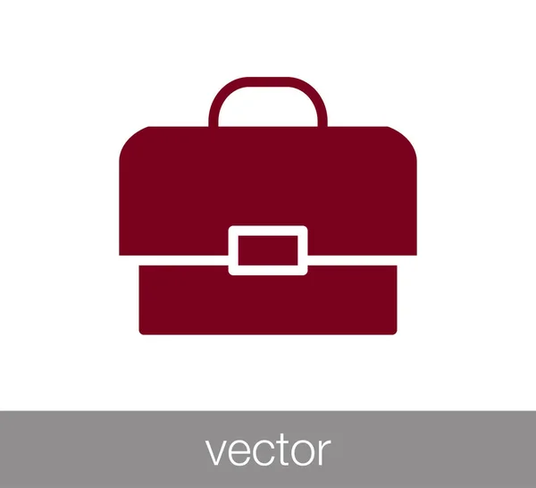 Web-Ikone mit Aktentasche. — Stockvektor