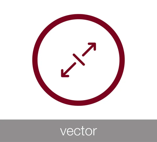 Ícone de ferramenta de escala . — Vetor de Stock