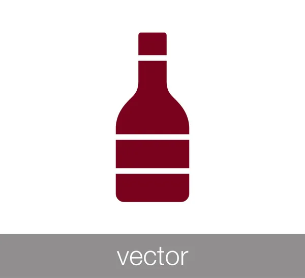 Дизайн иконки бутылки — стоковый вектор