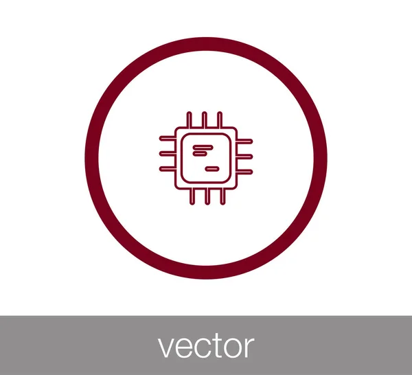 Дизайн иконки Chip — стоковый вектор
