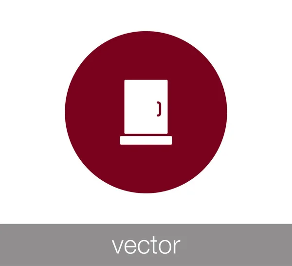 Icono de la puerta ilustración — Vector de stock