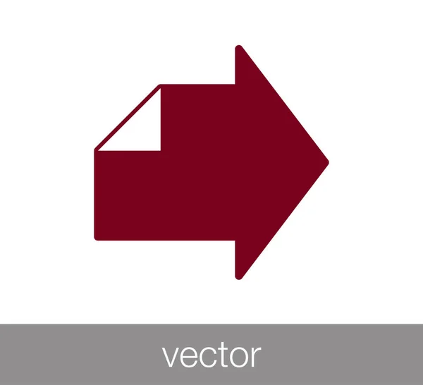 Right arrow icon. — Stock Vector