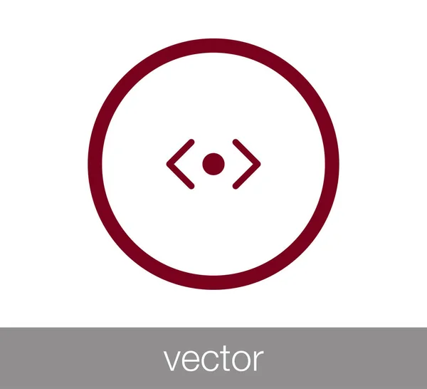 Desplazarse icono simple — Vector de stock