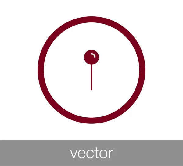 Pin-Symbol — Stockvektor