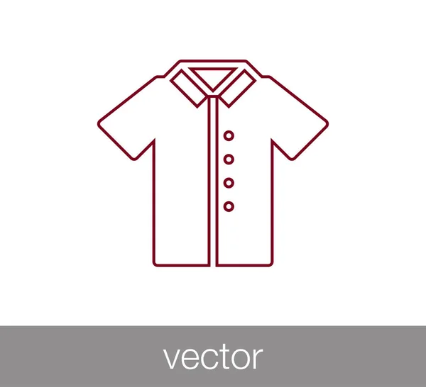 T-shirt ícone simples — Vetor de Stock