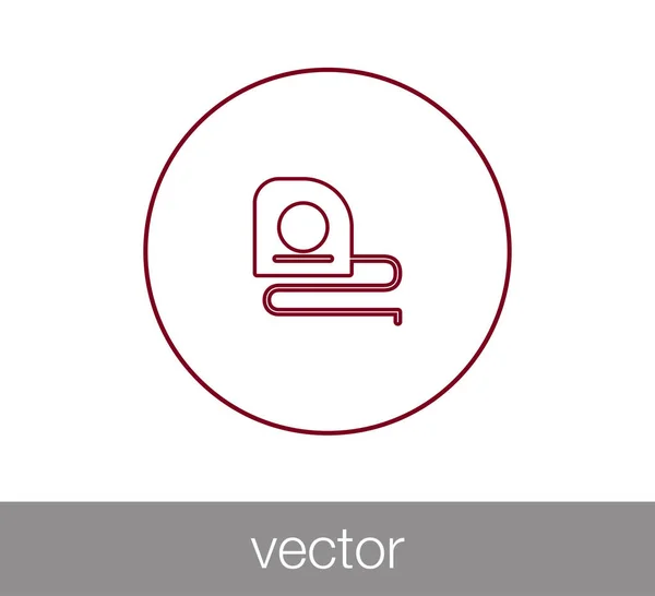 Measurement tape icon — Stock Vector