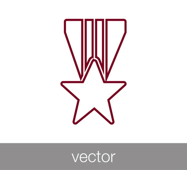 Award web  icon — Stock Vector