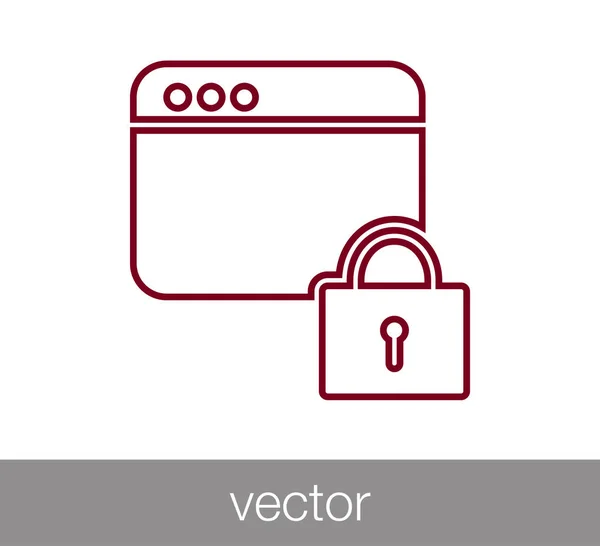 Fenster-Symbol. Programmiersymbol. Codierungssymbol. Code-Fenster-Symbol. br — Stockvektor