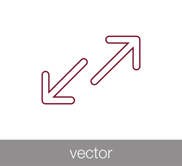 Illustration zum Transfer-Symbol — Stockvektor