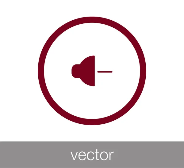 Diminuire l'icona del volume — Vettoriale Stock