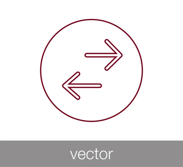 Illustration zum Transfer-Symbol — Stockvektor