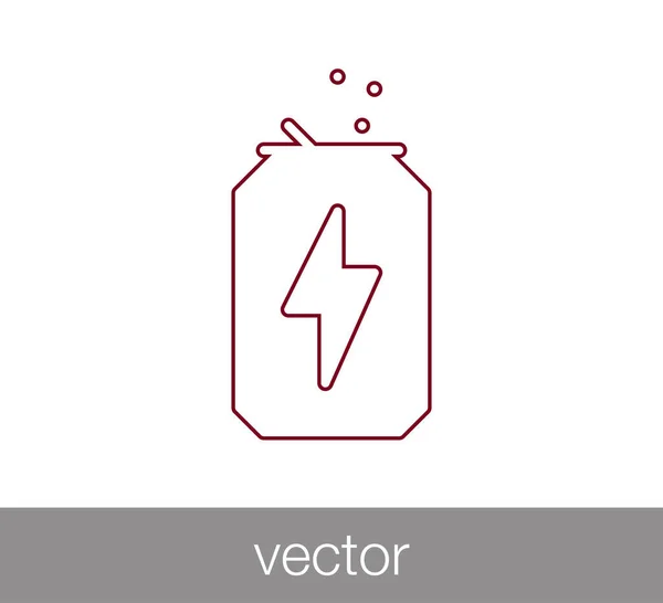 Diseño del icono de la bebida — Vector de stock