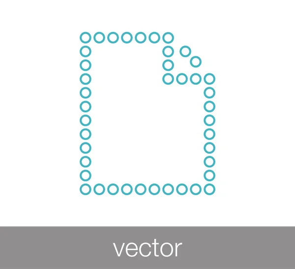 Conception de l'icône Fichier — Image vectorielle