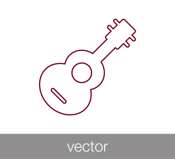 Gitarren-Ikone — Stockvektor