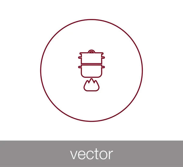 Pan icon illustration — Stock Vector