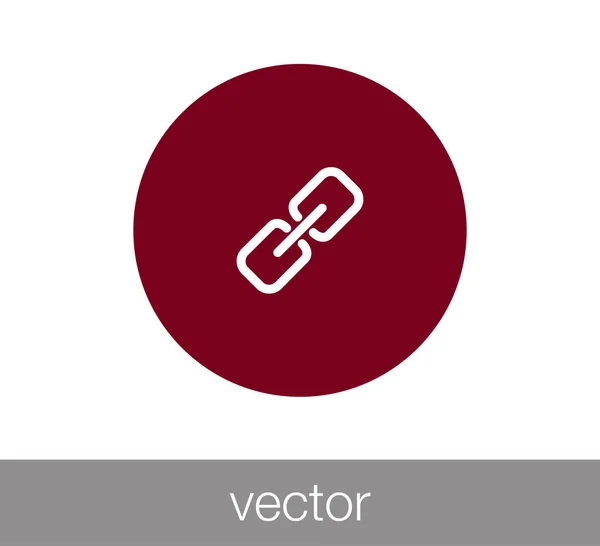 Link ícone web . — Vetor de Stock