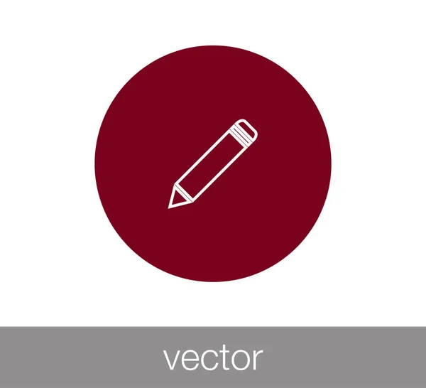 Pencil simple icon — Stock Vector