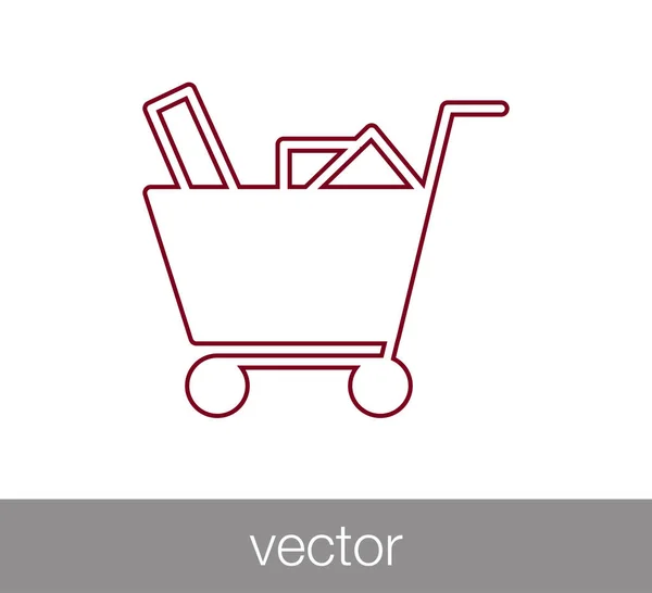 Icono del carrito de compras — Archivo Imágenes Vectoriales