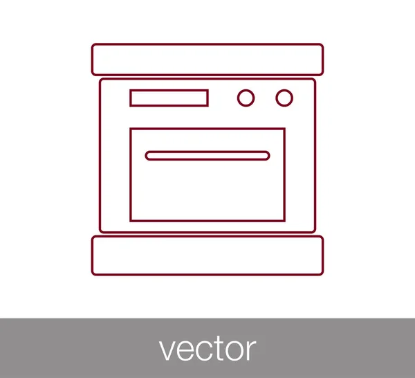 Иконка газовой плиты — стоковый вектор