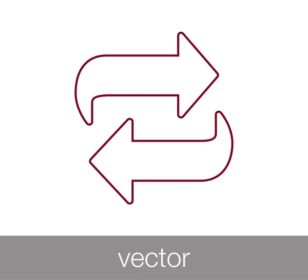 Transfer icon  illustration — Stock Vector