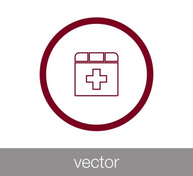 ilk yardım kutusu simgesi