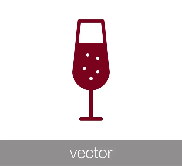 Дизайн иконы шампанского — стоковый вектор