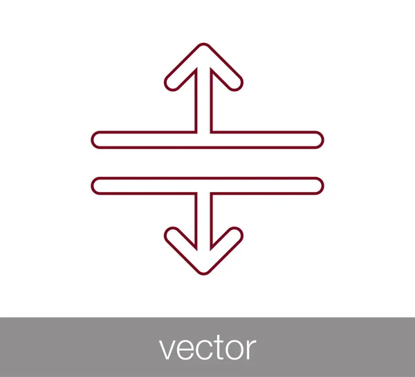 Einfaches Symbol scrollen — Stockvektor