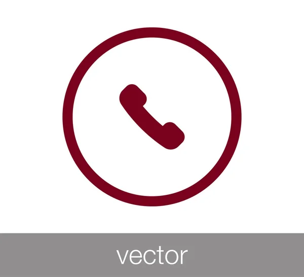 Ilustração do ícone do telefone . — Vetor de Stock