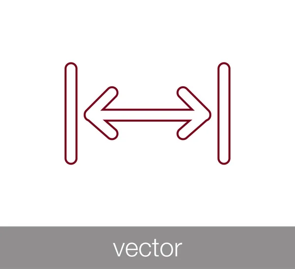 Icona simbolo scala . — Vettoriale Stock