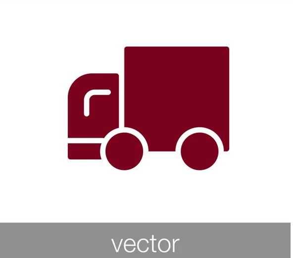 Delivery truck web icon — Stock Vector