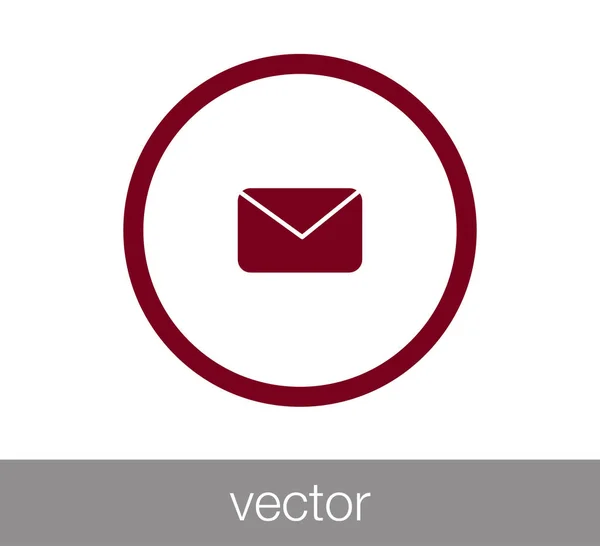 Ilustração ícone de e-mail . — Vetor de Stock