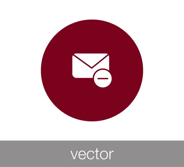 E-Mail einfaches Symbol — Stockvektor